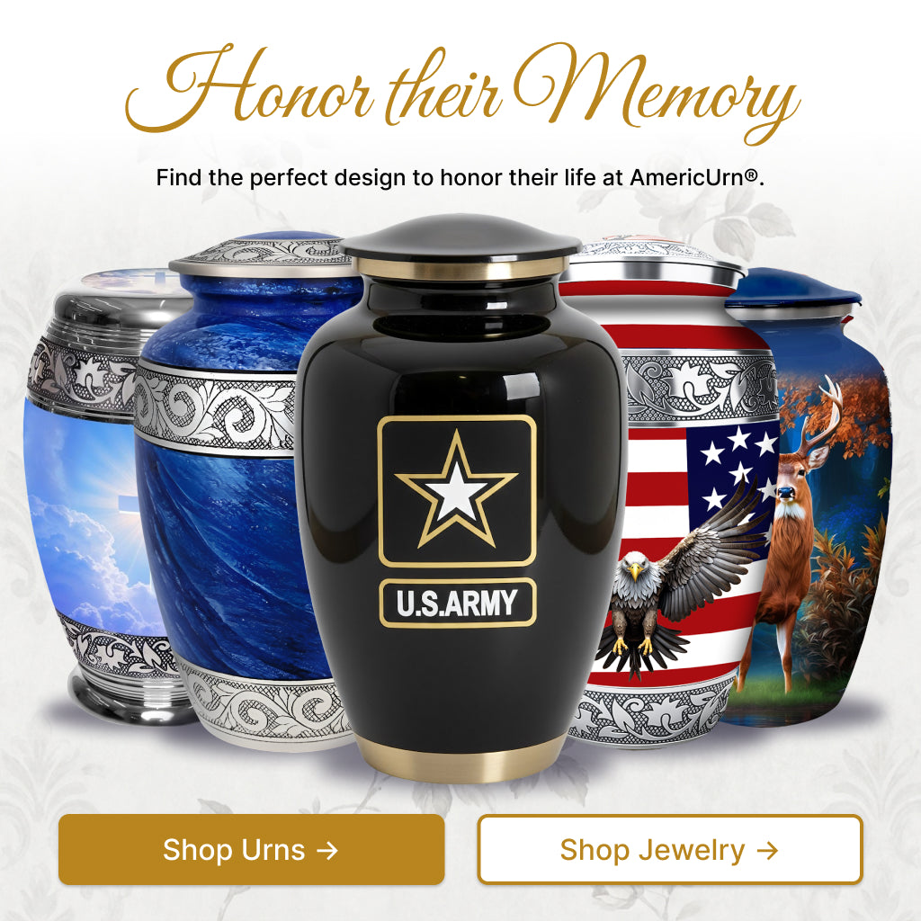 Army Veteran Memorial Urn