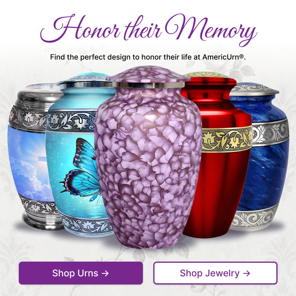 Motif Cloud Cremation Urn