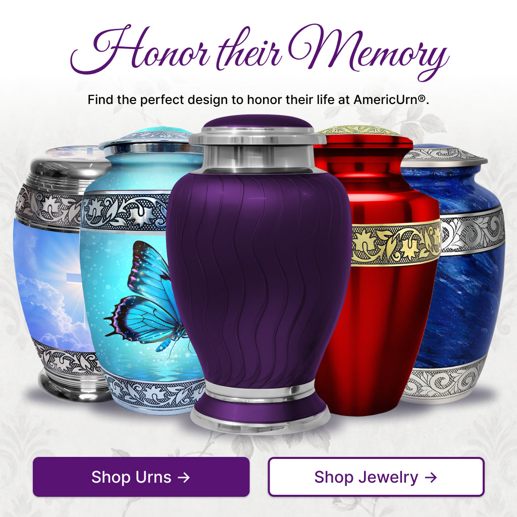 Elegant Hotep Cremation Urn