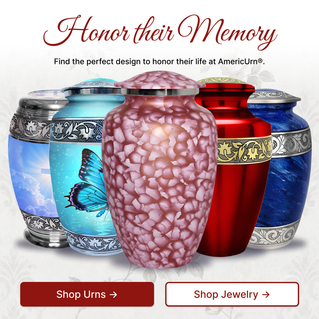 Motif Cloud Cremation Urn