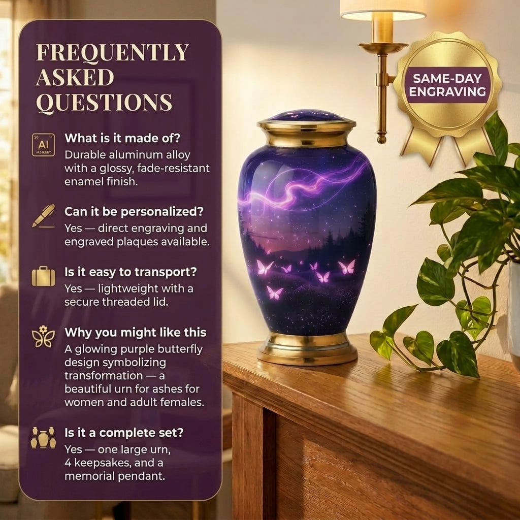 Butterfly Cremation Urn