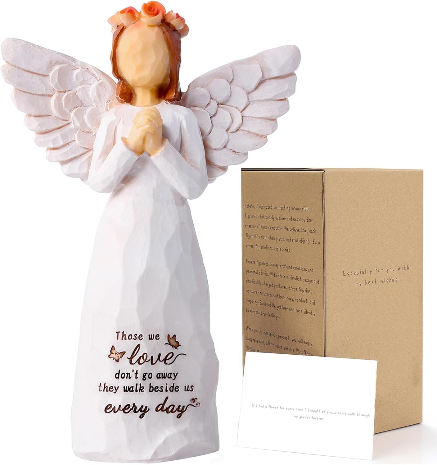 DearlyDone Angel Figurine For Bereavement