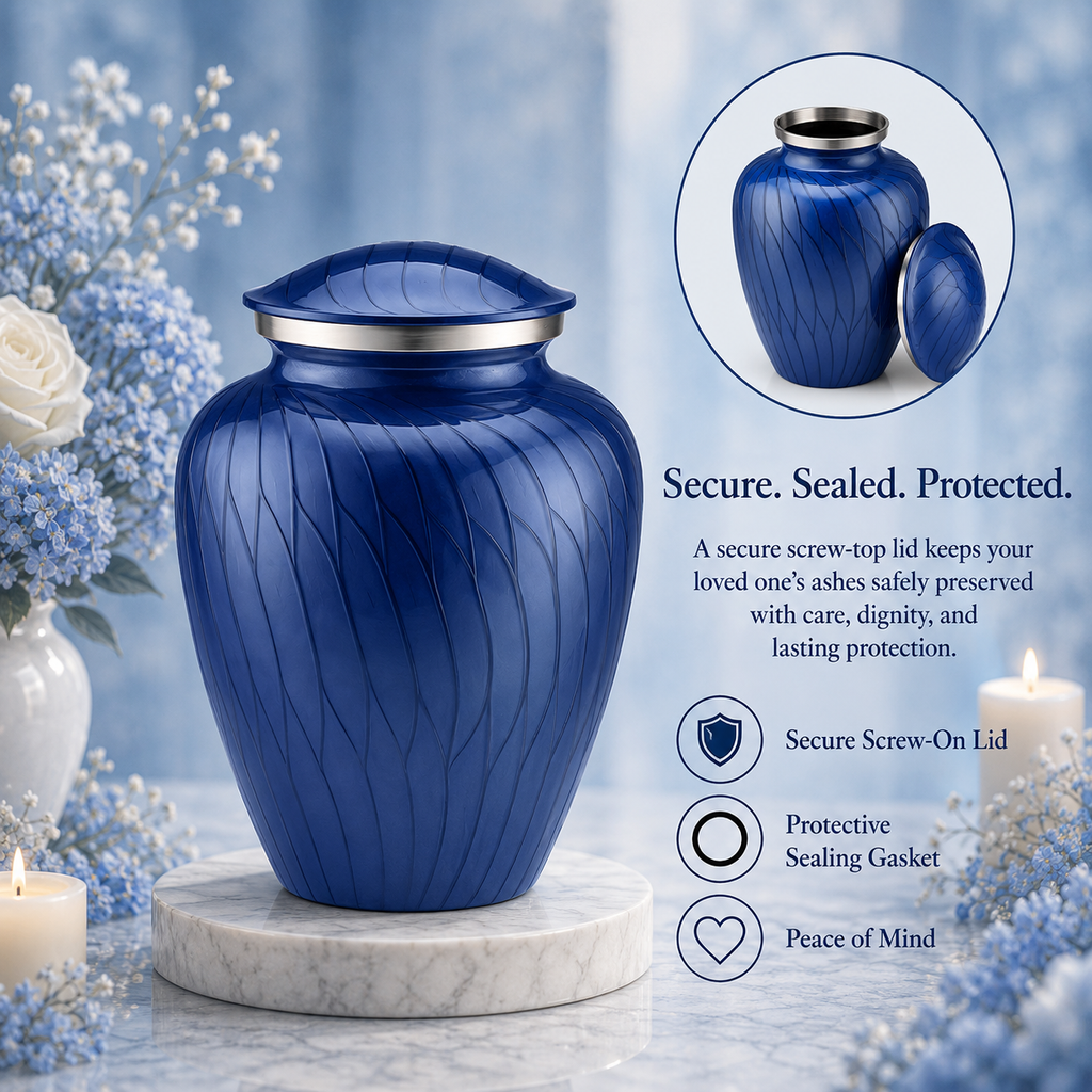 Serenity Curve Pearl Urn