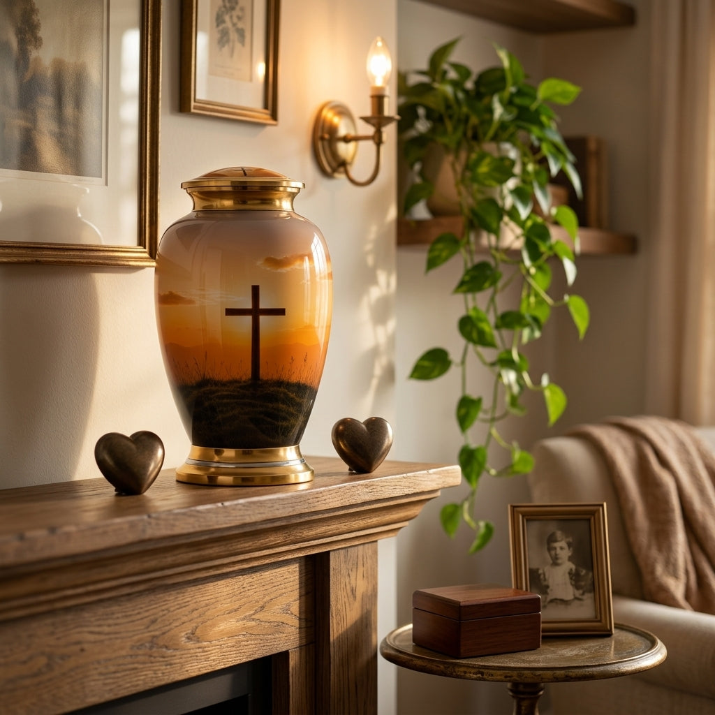 Cross Cremation Urn