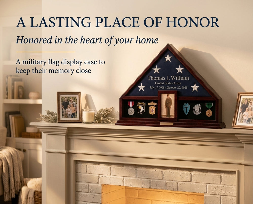 Memorial Flag Display Case