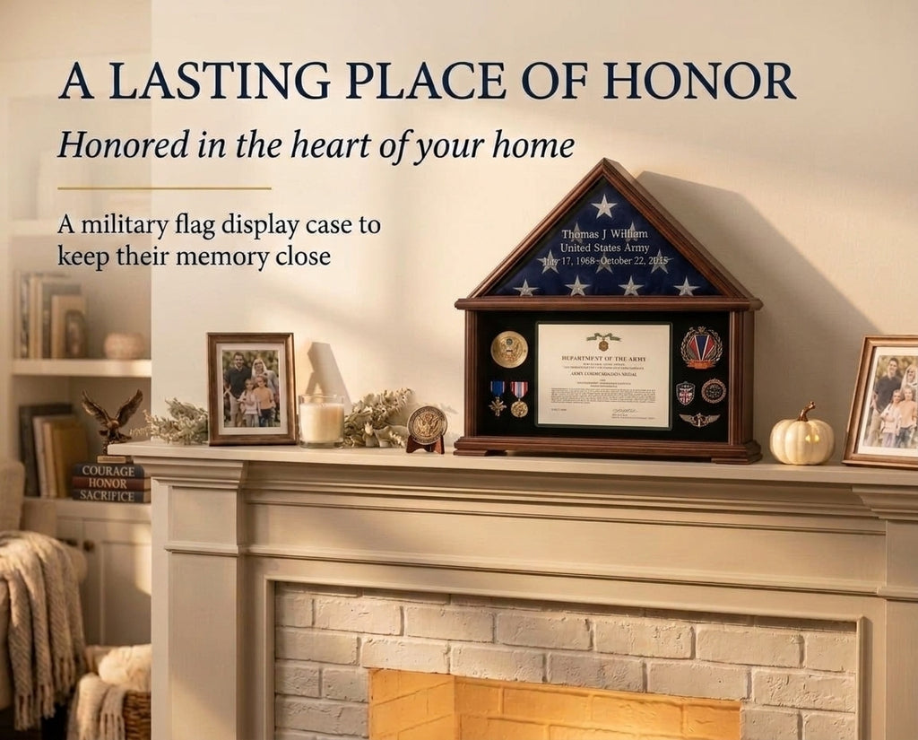 Memorial Flag Display Case