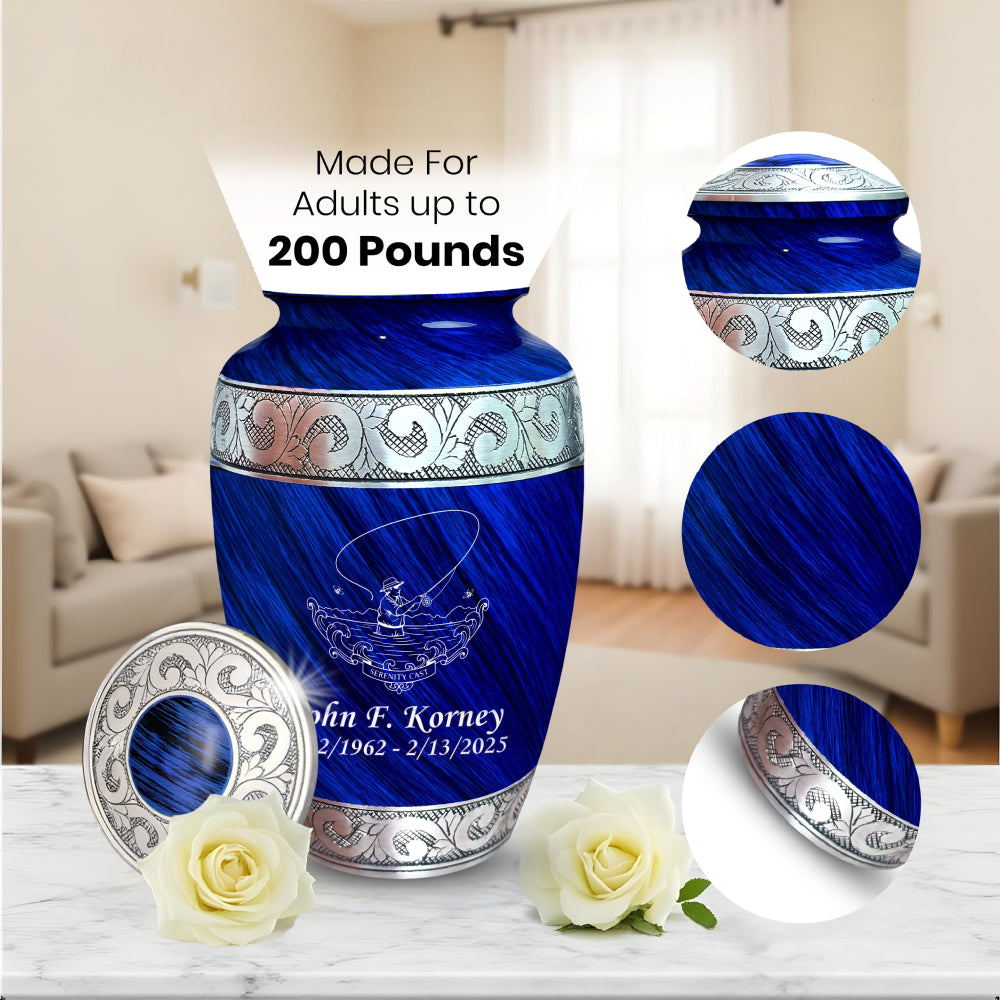 Serenity Cast Engraved Cremation Urn