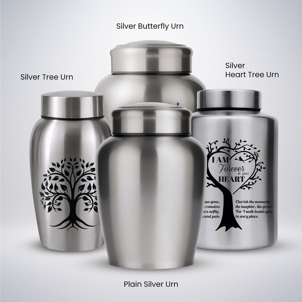 Stainless Steel Cremation Urn Set