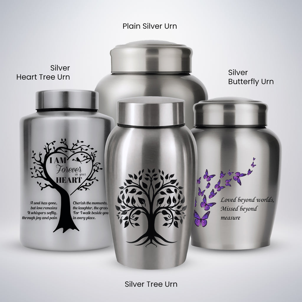 Stainless Steel Cremation Urn Set