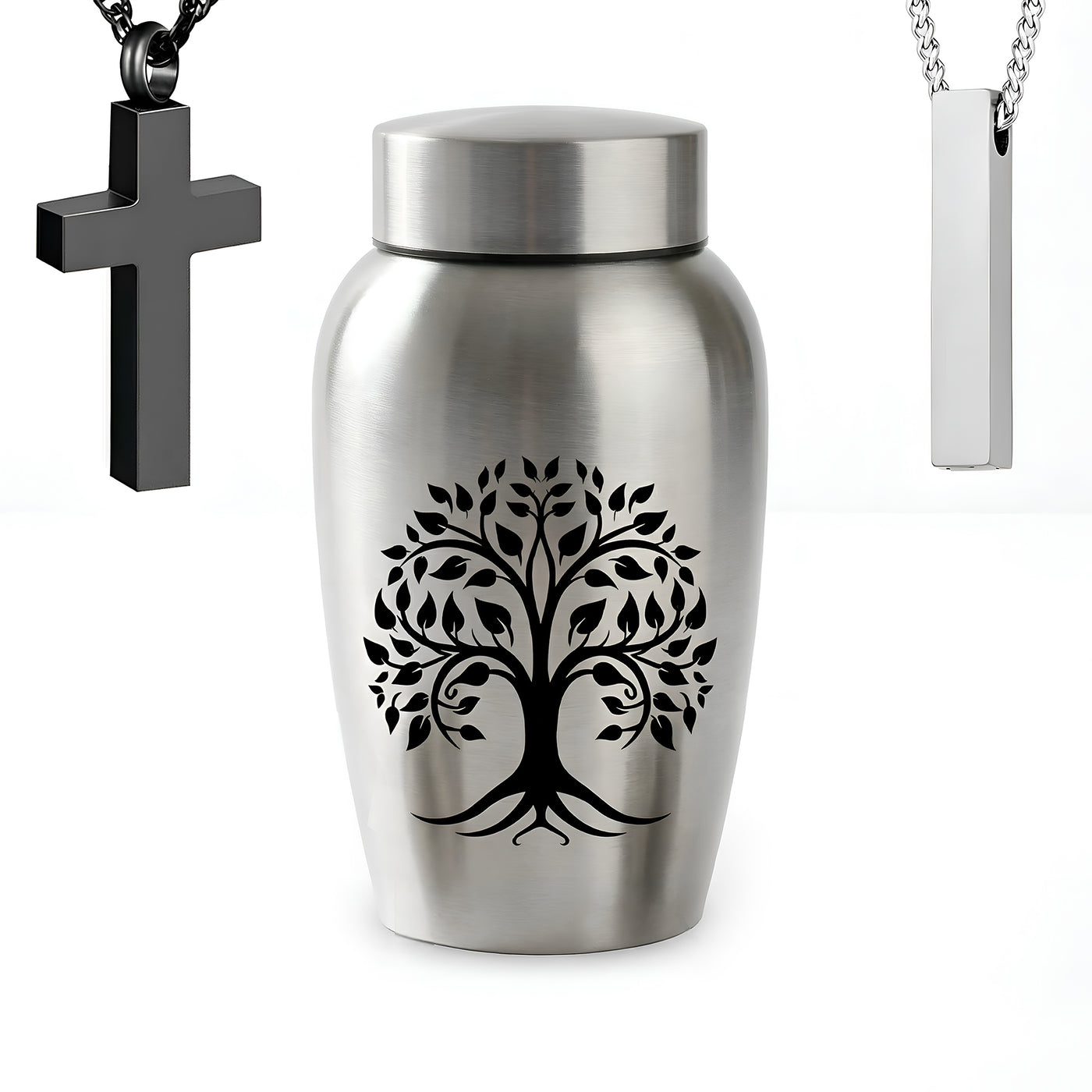 Stainless Steel Cremation Urn Set