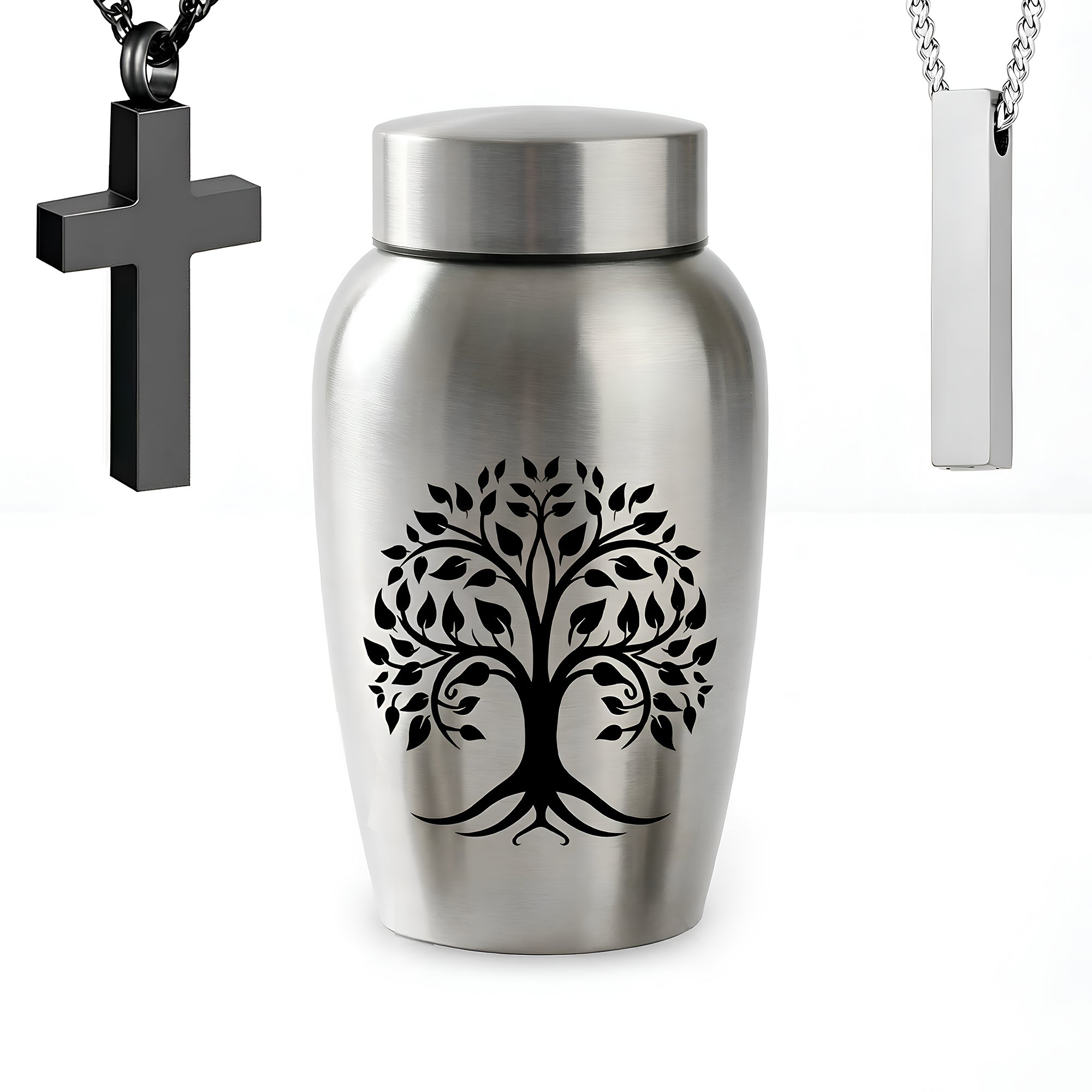 Stainless Steel Cremation Urn Set