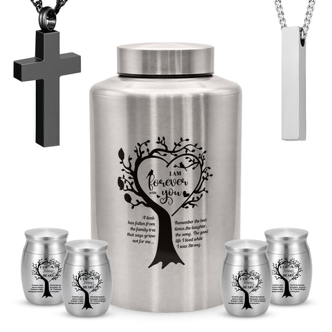 Stainless Steel Cremation Urn Set