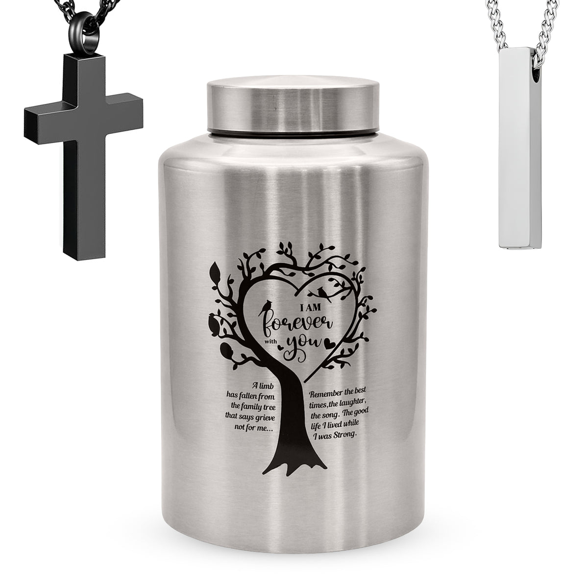 Stainless Steel Cremation Urn Set