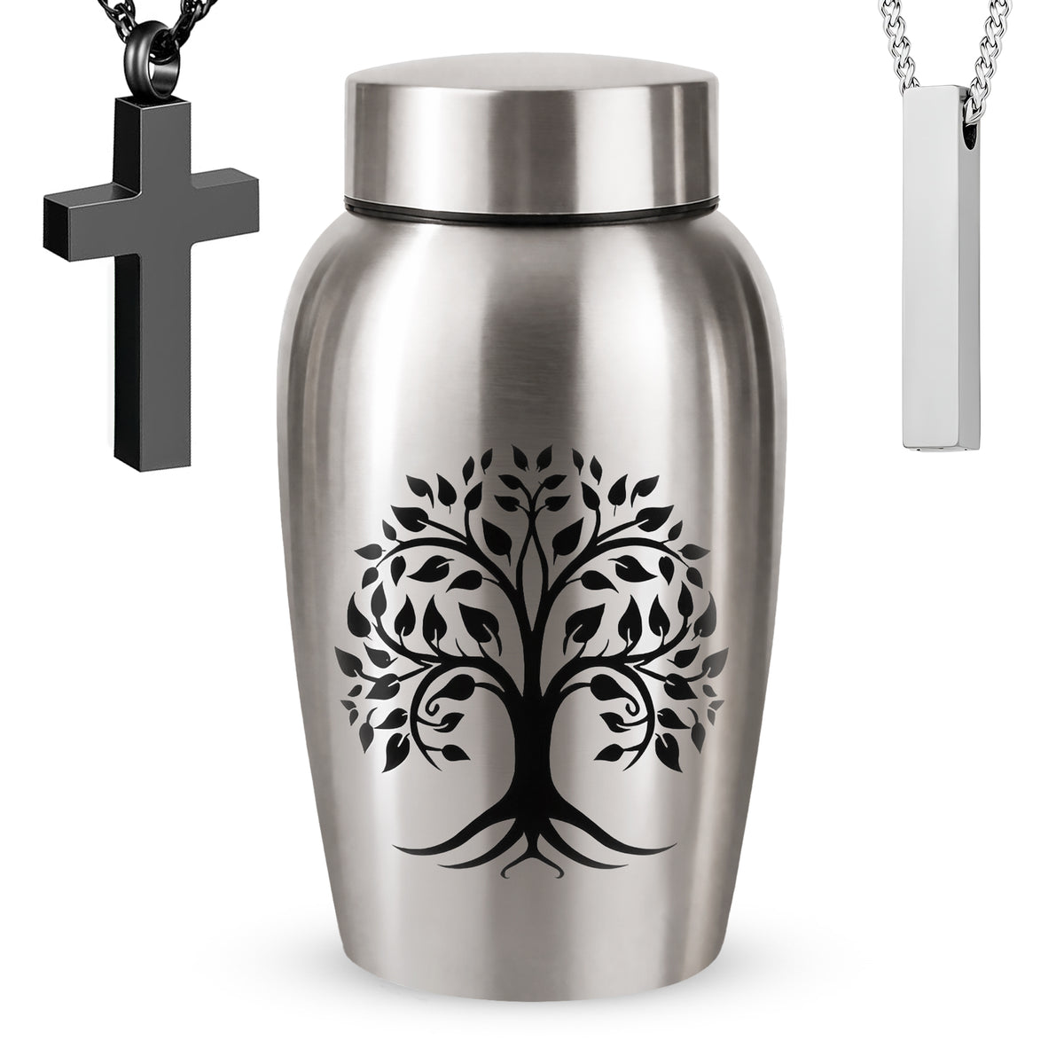 Stainless Steel Cremation Urn Set