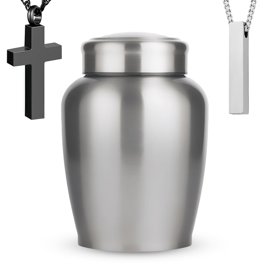 Stainless Steel Cremation Urn Set