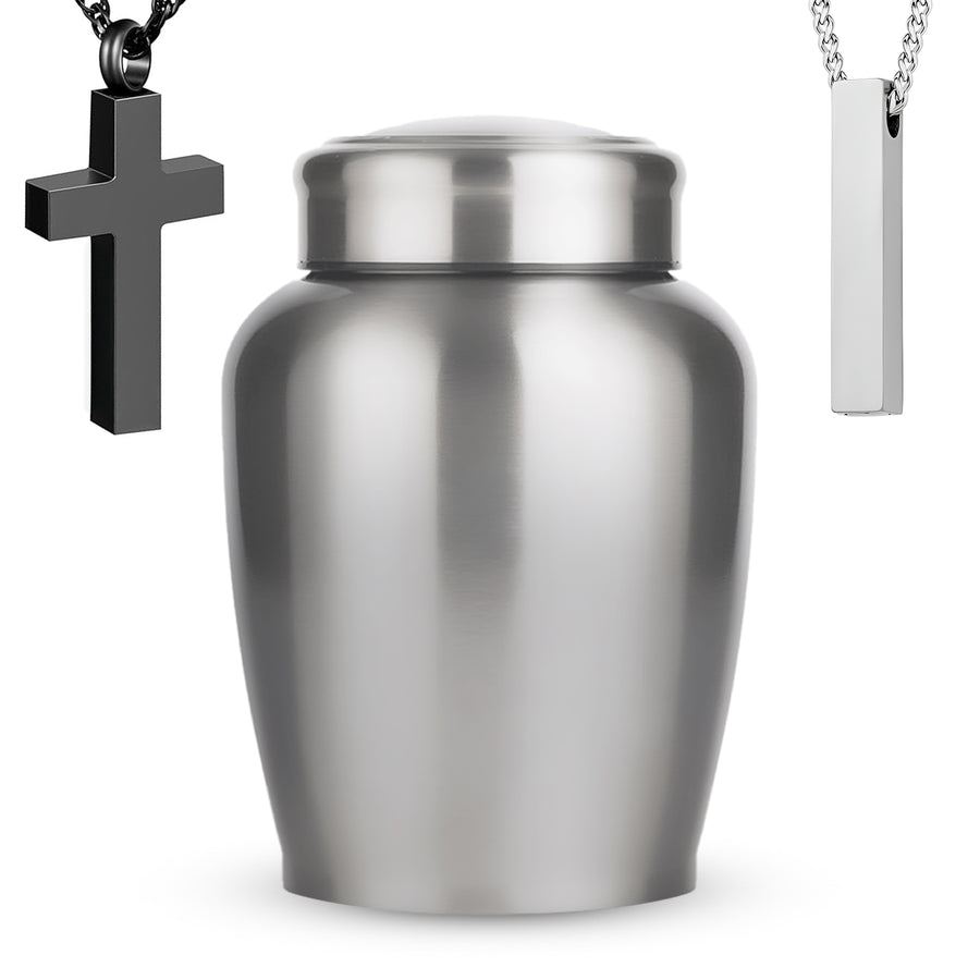Stainless Steel Cremation Urn Set