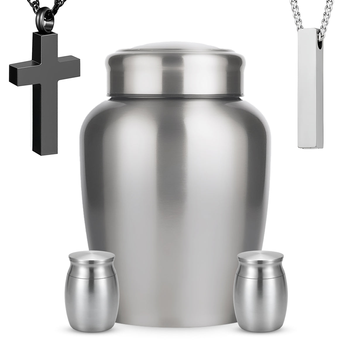 Stainless Steel Cremation Urn Set