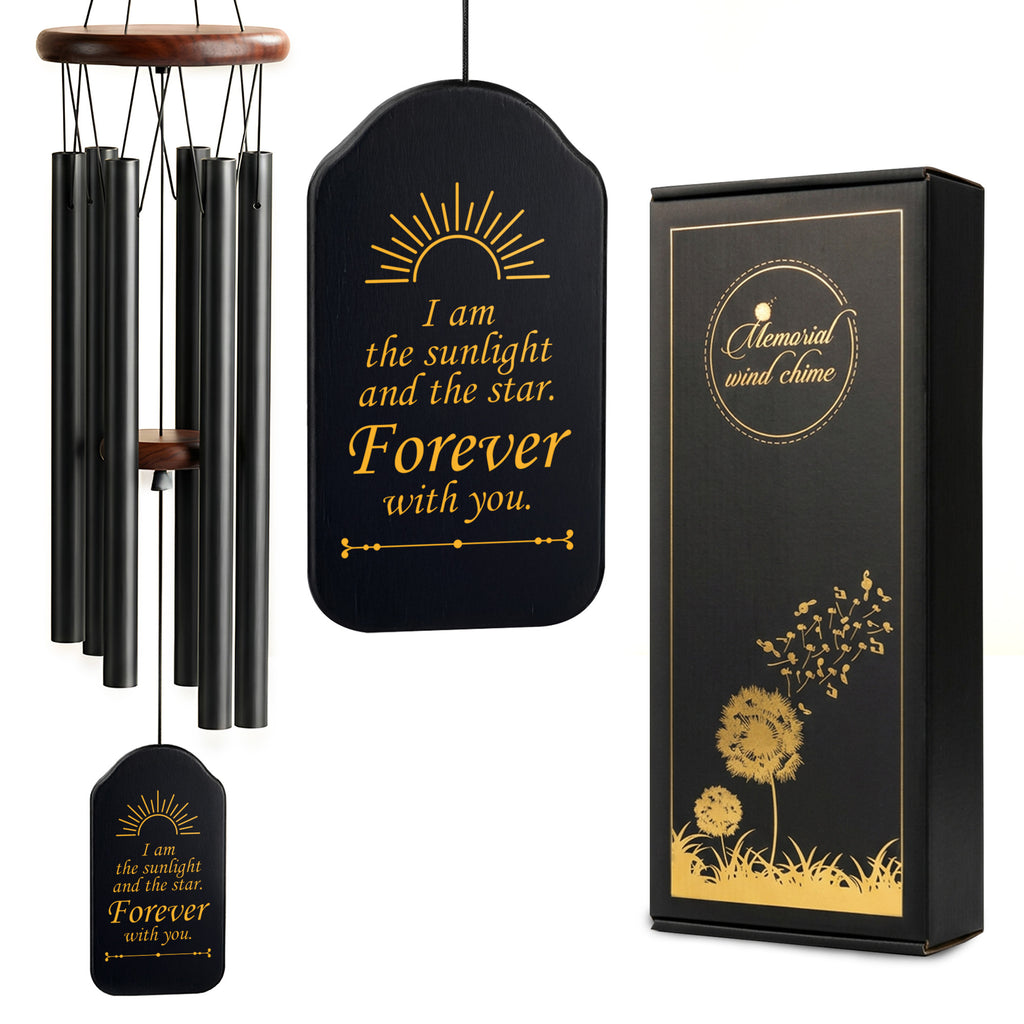 Black Memorial Wind Chime