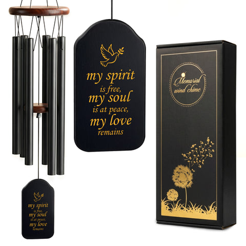 Black Memorial Wind Chime