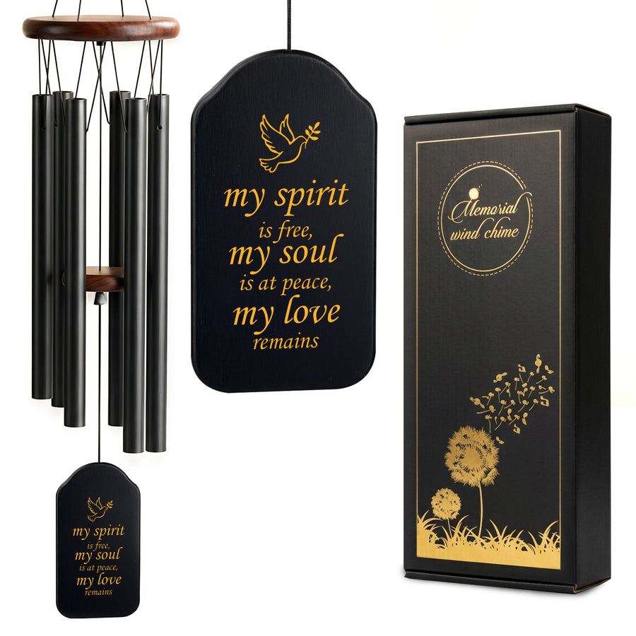 Black Memorial Wind Chime