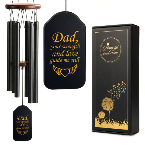 Black Memorial Wind Chime