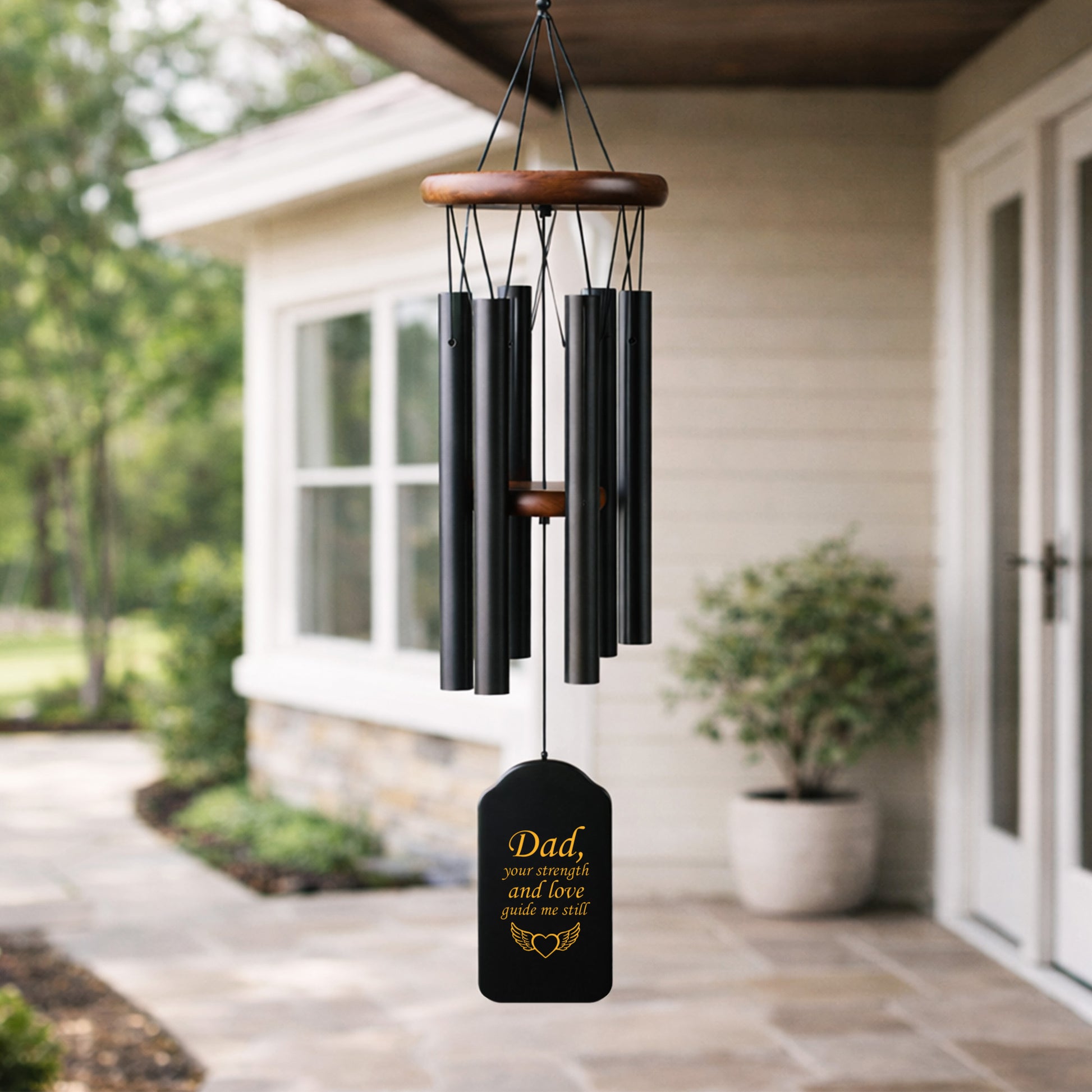 Black Memorial Wind Chime