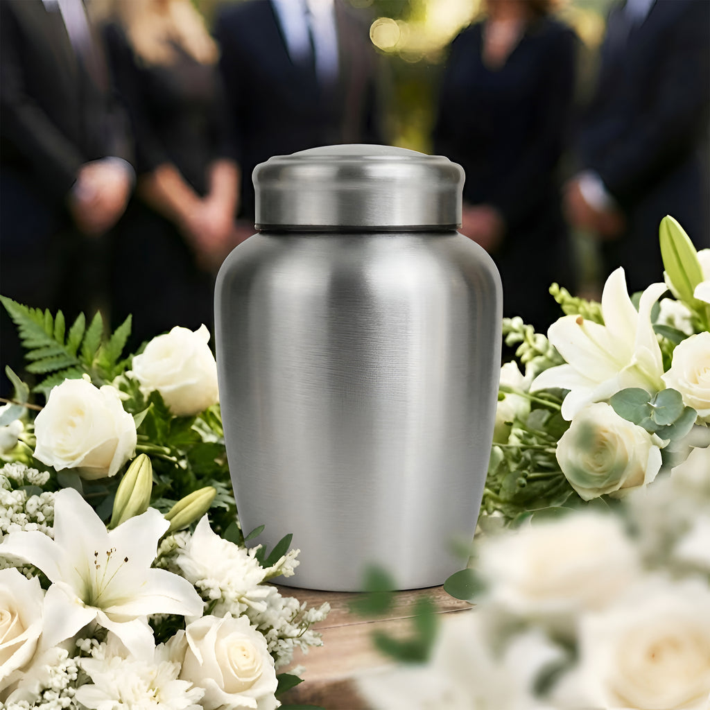 Stainless Steel Cremation Urn Set