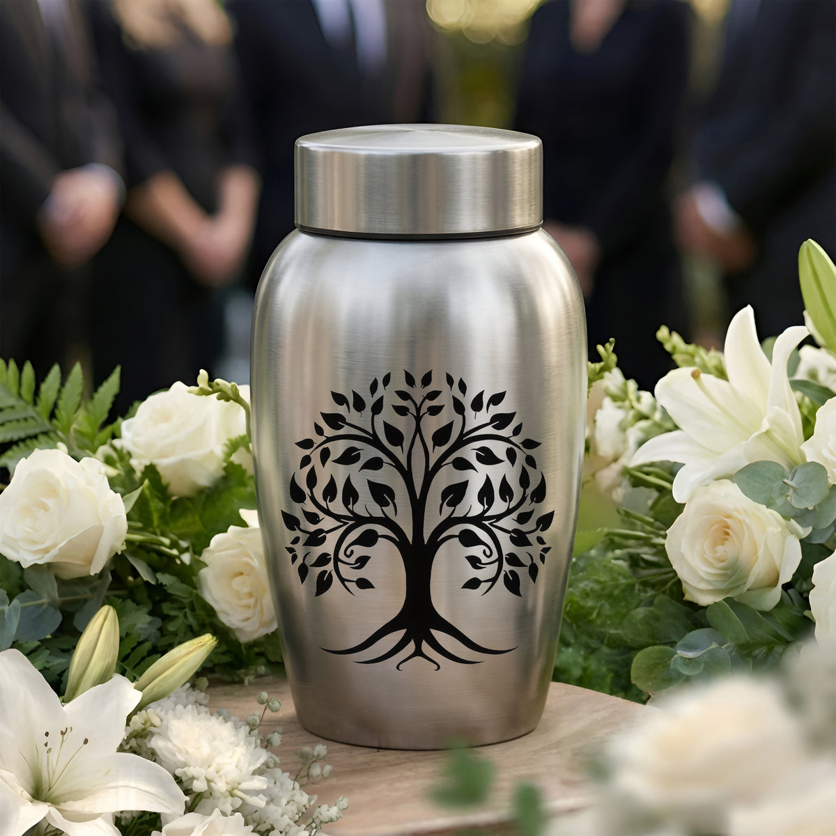 Stainless Steel Cremation Urn Set