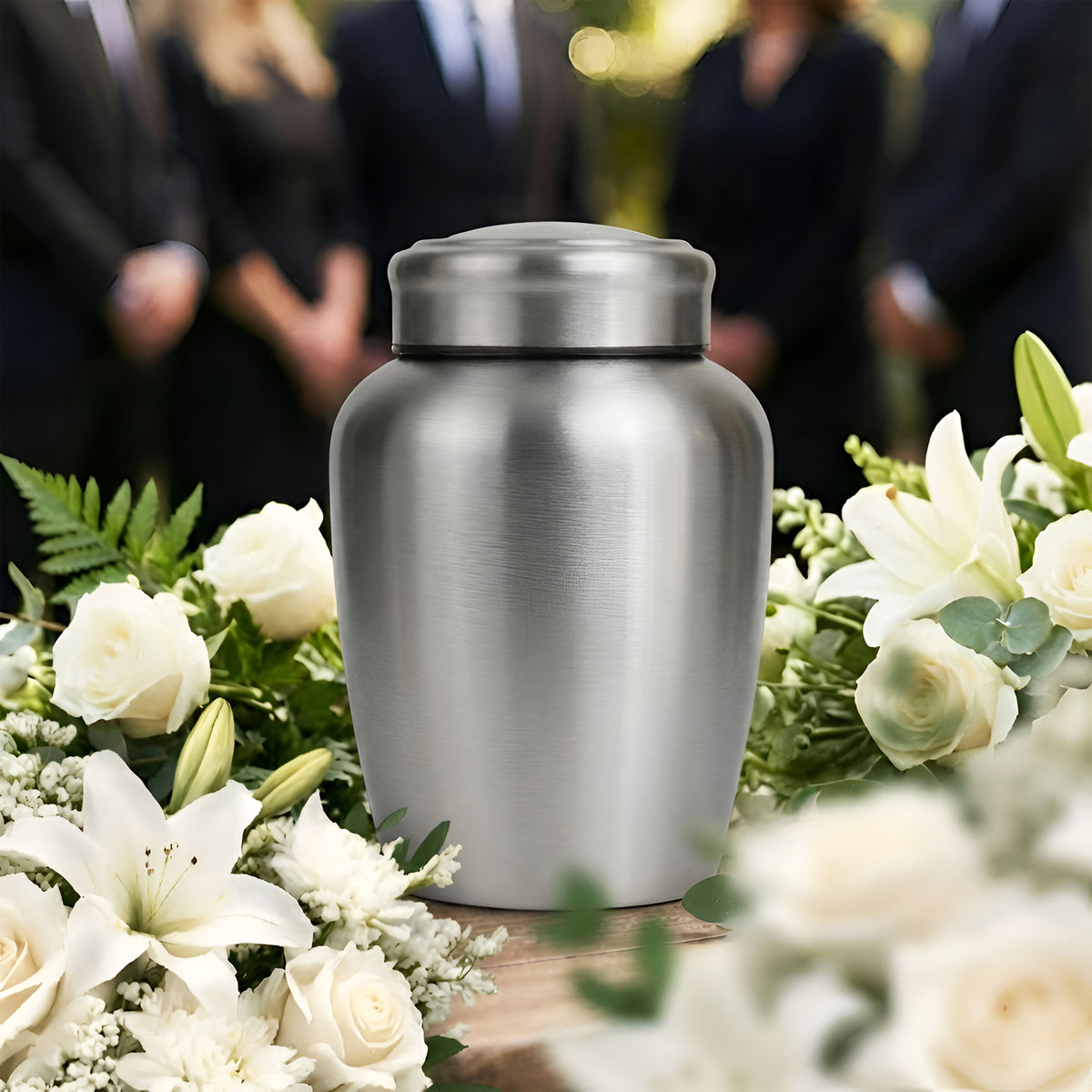 Stainless Steel Cremation Urn Set