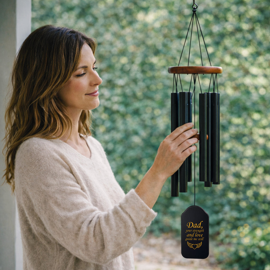 Black Memorial Wind Chime
