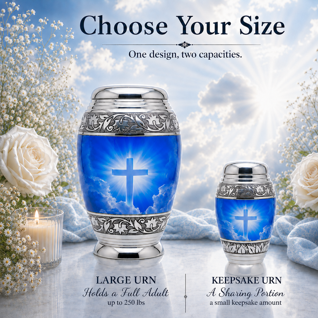 Cross Cremation Urn