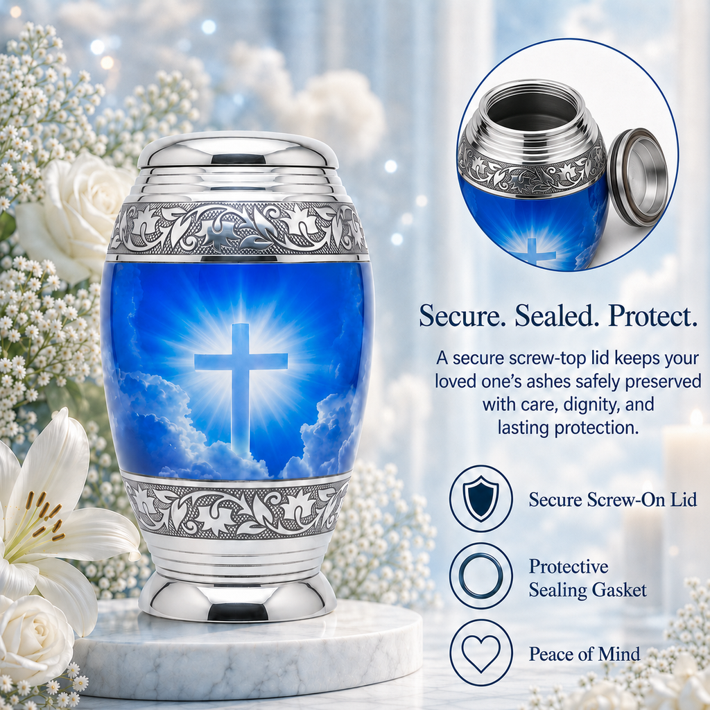Cross Cremation Urn