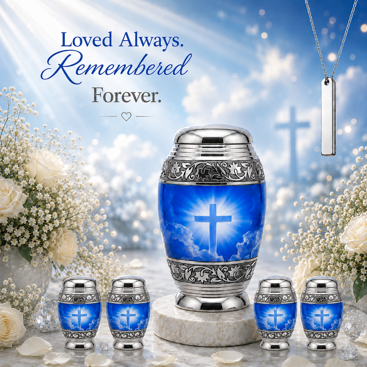 Cross Cremation Urn