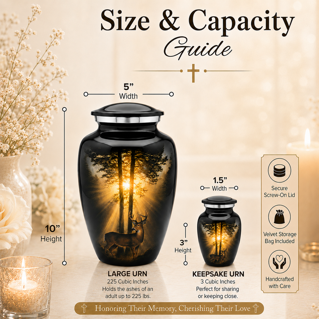 Deer Cremation Urn