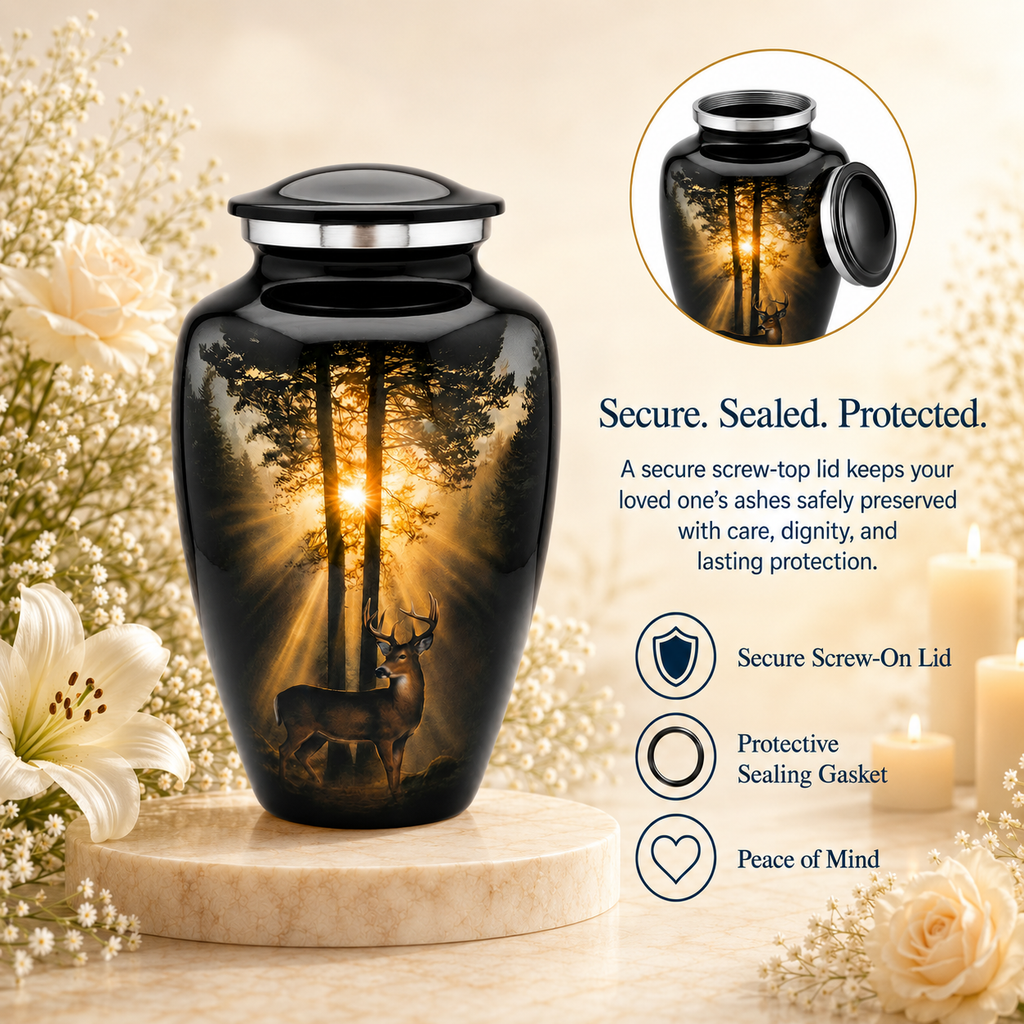 Deer Cremation Urn