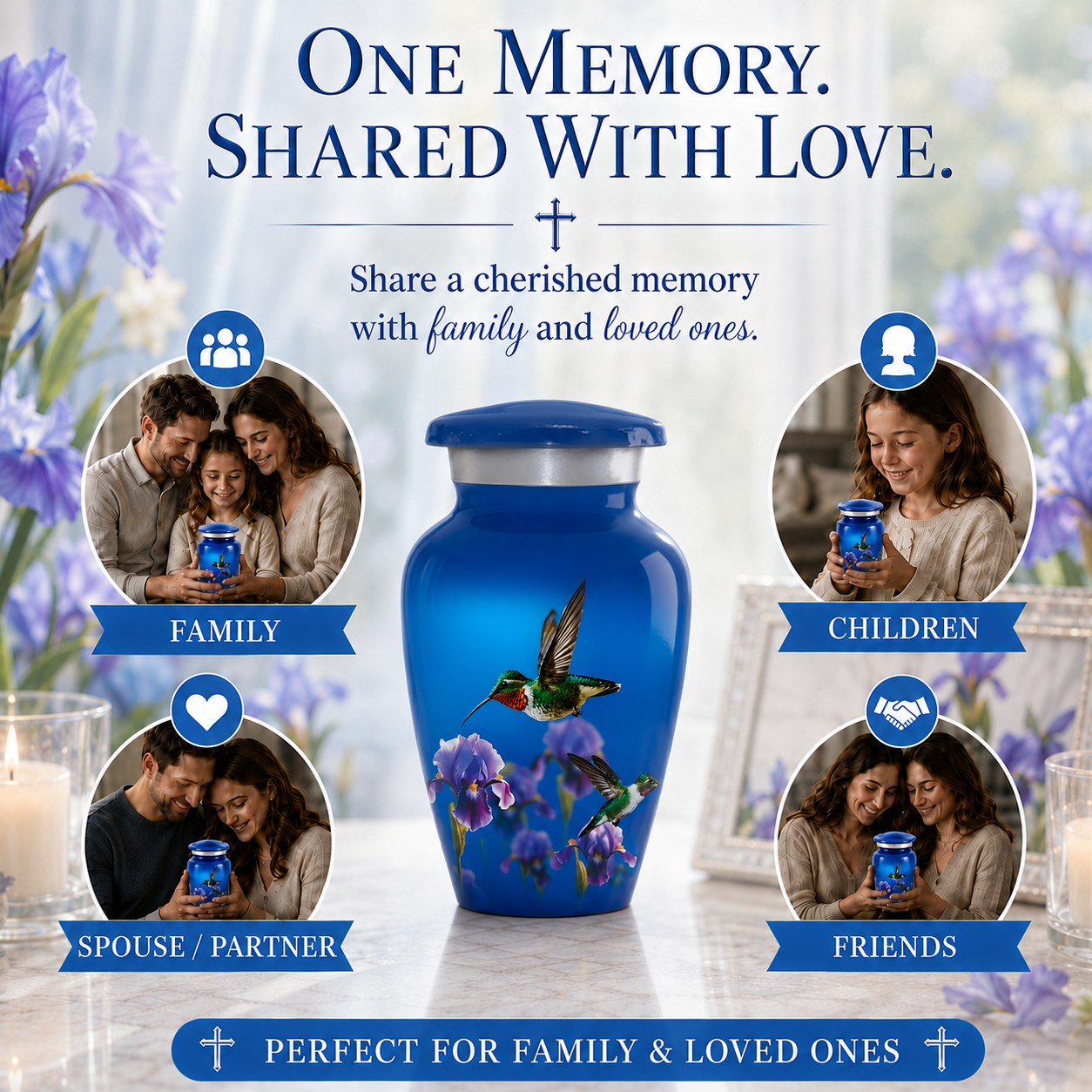 Hummingbird Cremation Urn