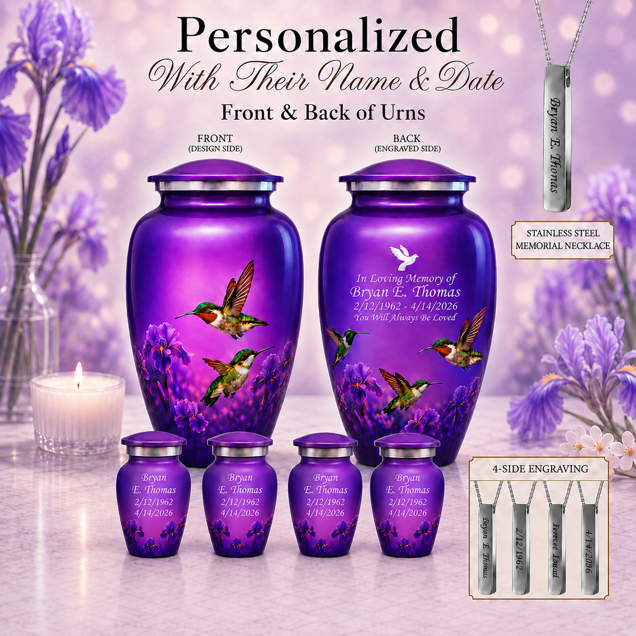 Hummingbird Cremation Urn
