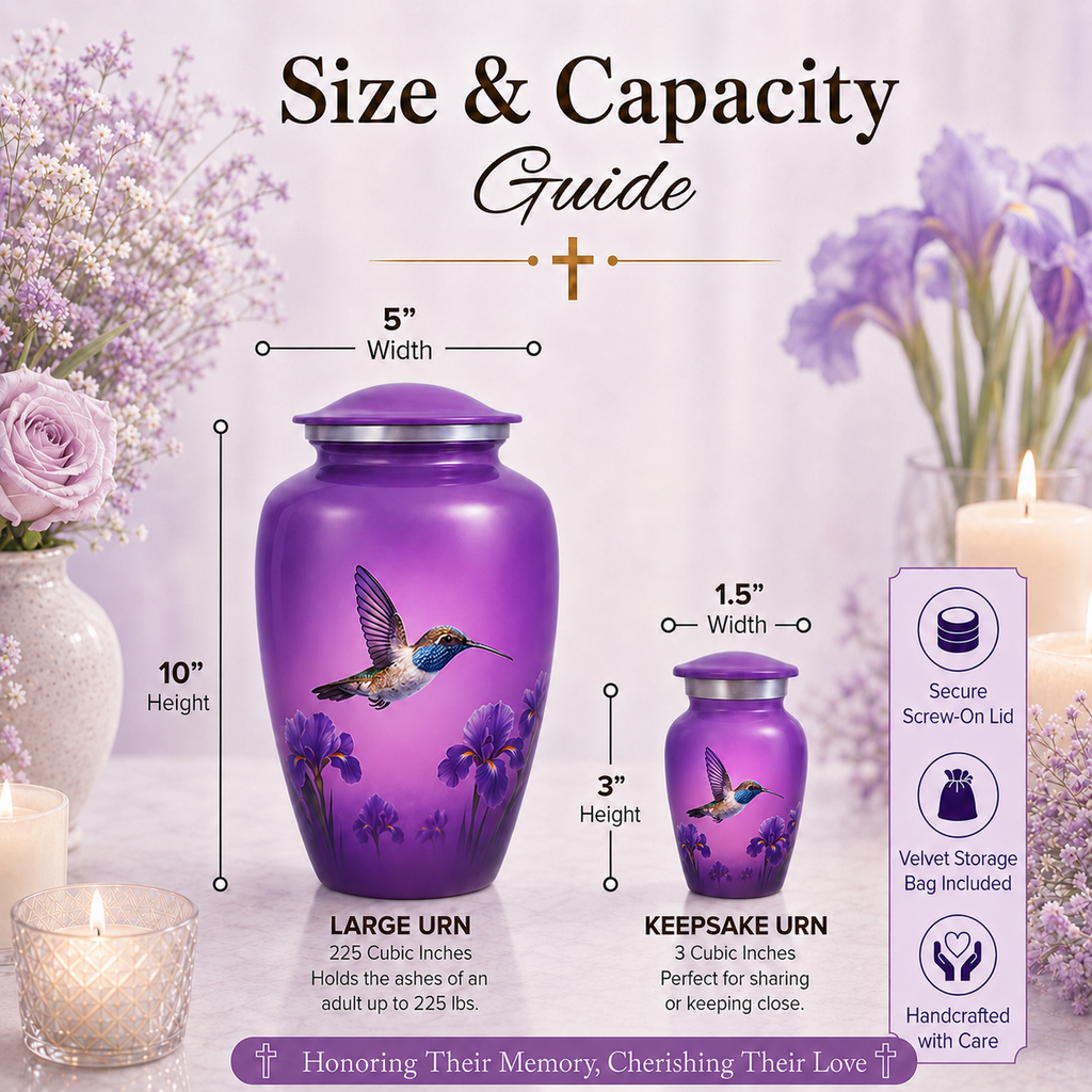 Hummingbird Cremation Urn