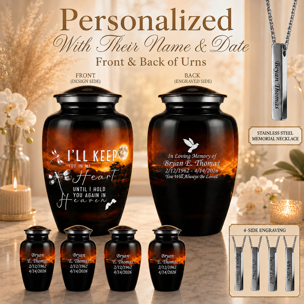 Sunset Quote Cremation Urn