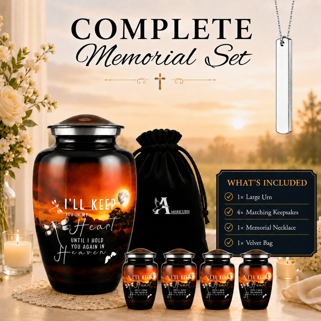 Sunset Quote Cremation Urn