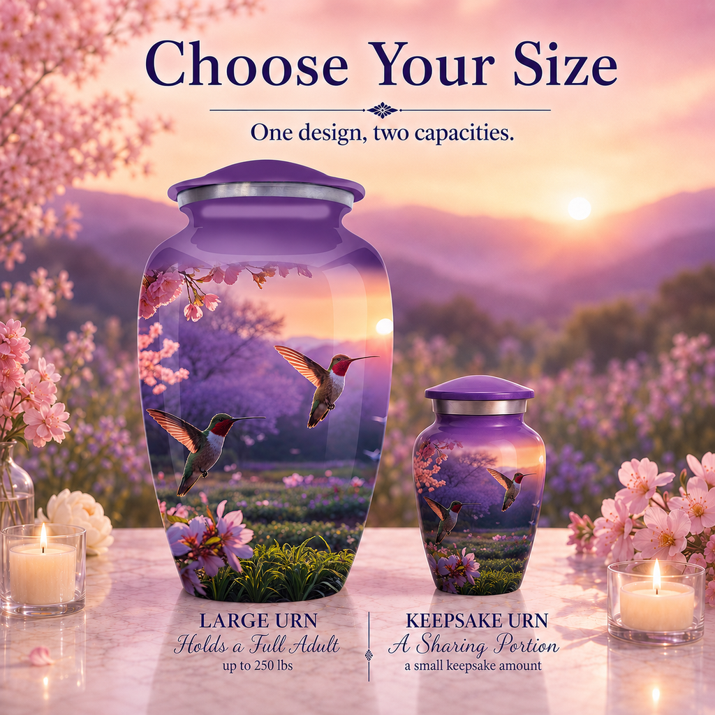 Hummingbird Cremation Urn