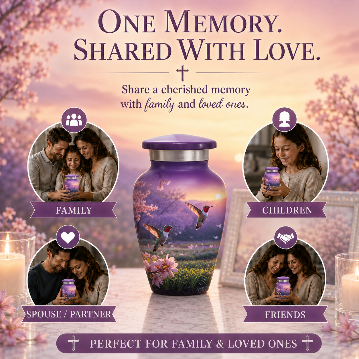 Hummingbird Cremation Urn