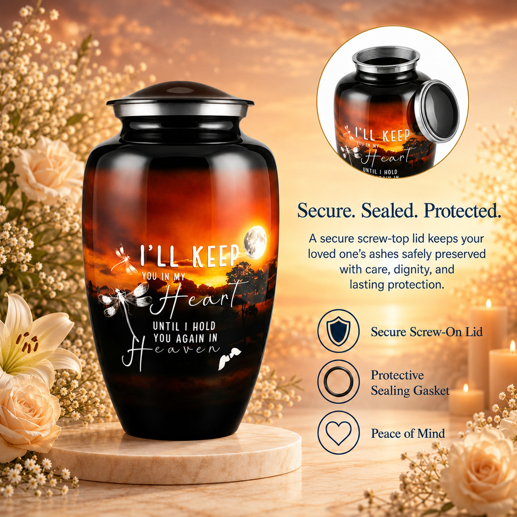 Sunset Quote Cremation Urn