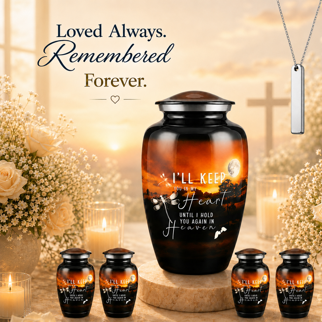 Sunset Quote Cremation Urn