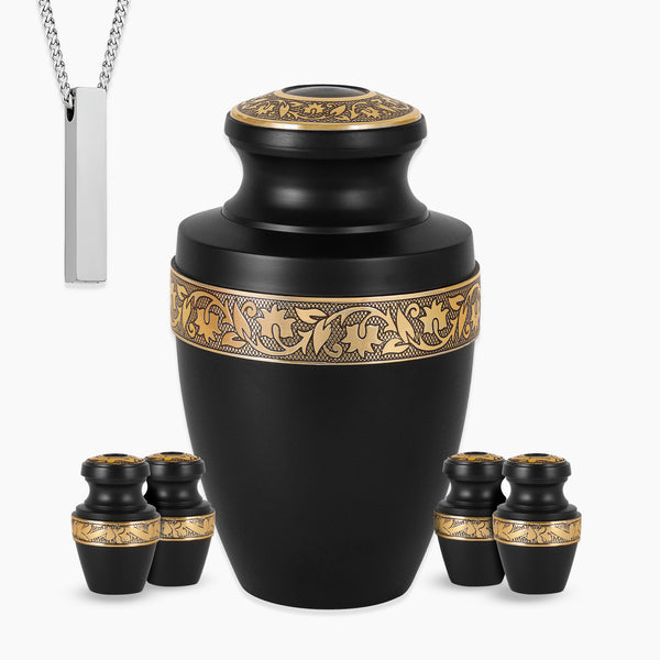 Black & Gold Urn