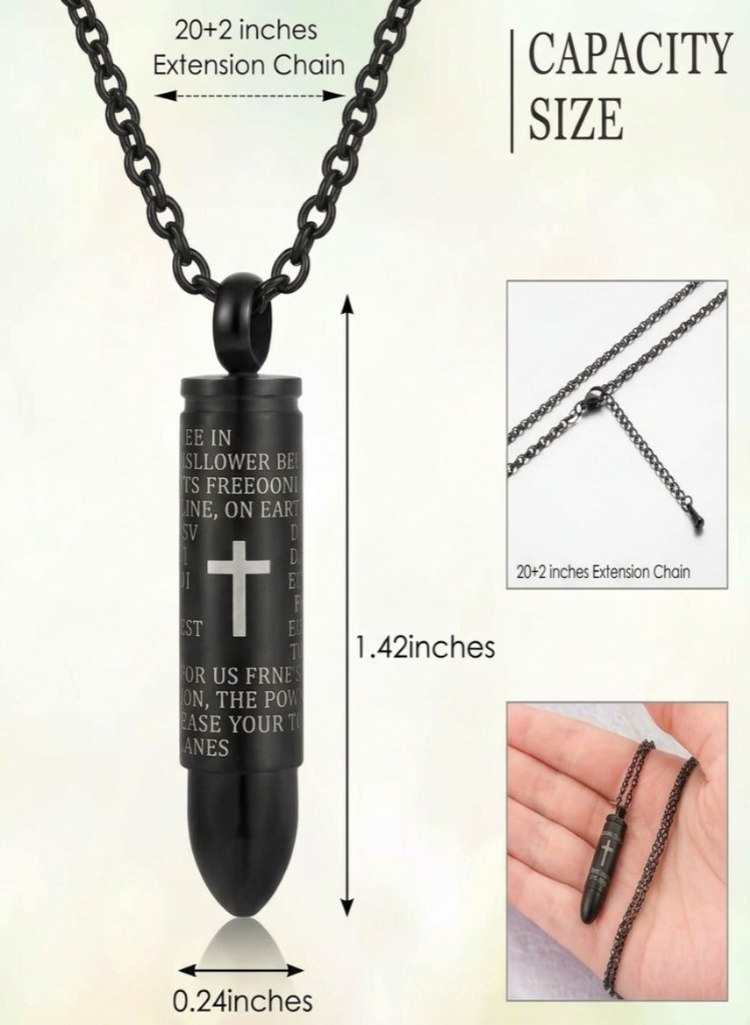 Bullet Keepsake Necklace