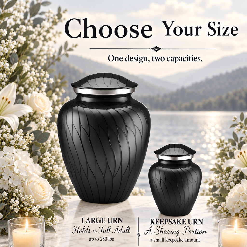 Serenity Curve Pearl Urn