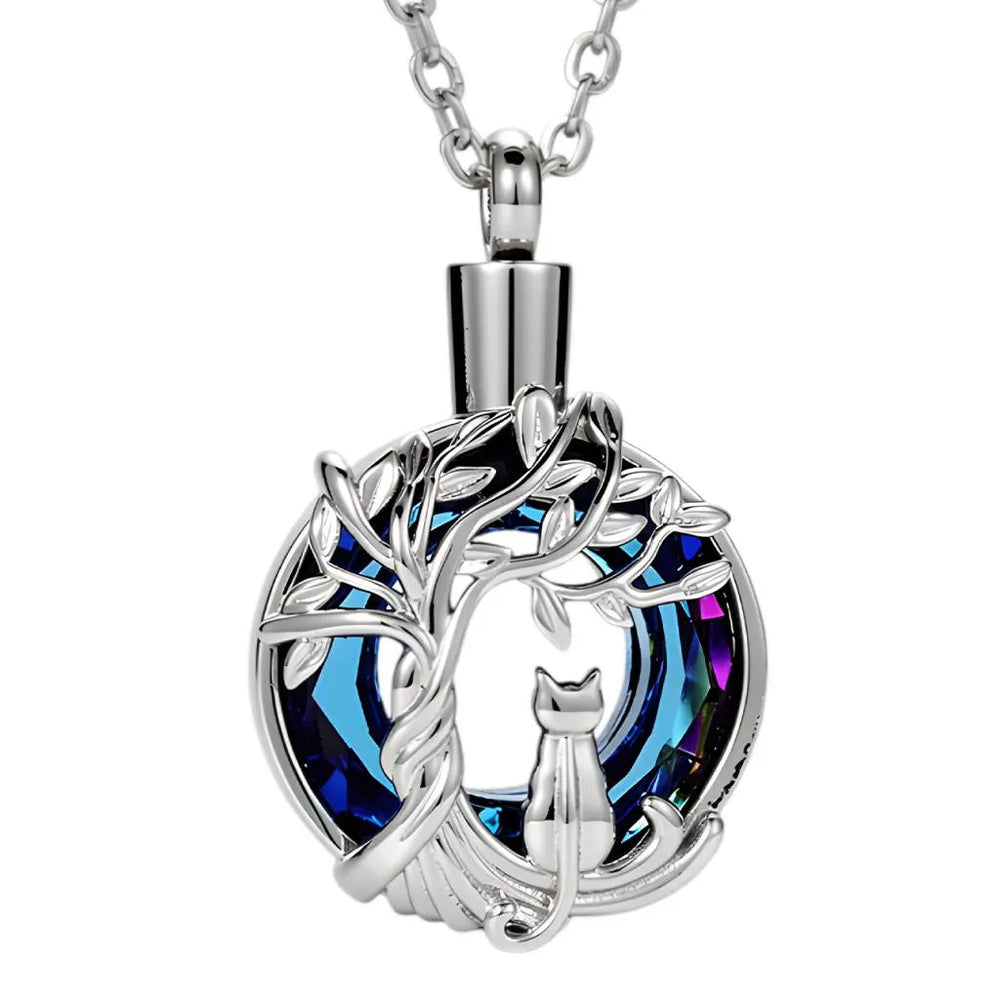 Circle Tree‑of‑Life Keepsake Necklace