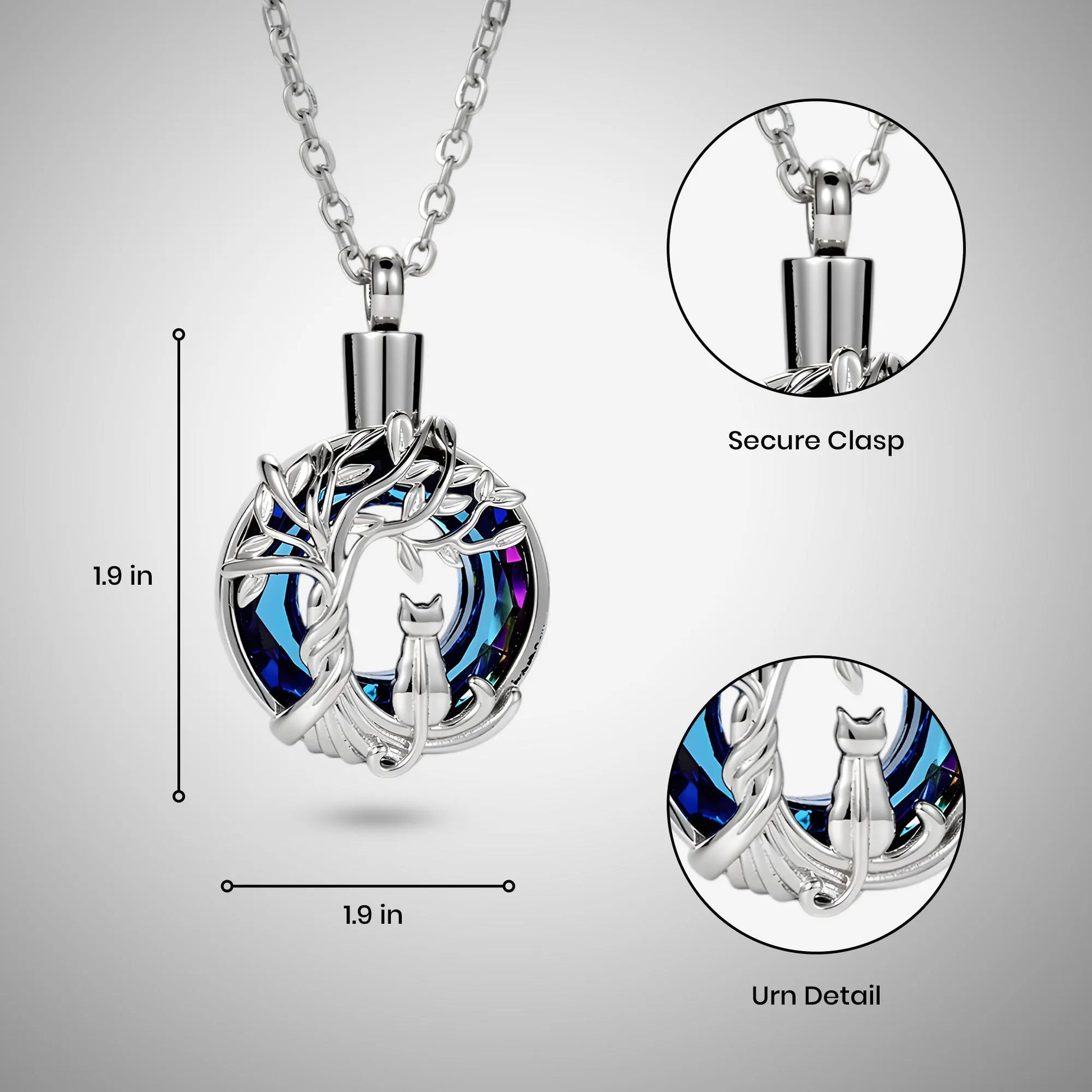 Circle Tree‑of‑Life Keepsake Necklace
