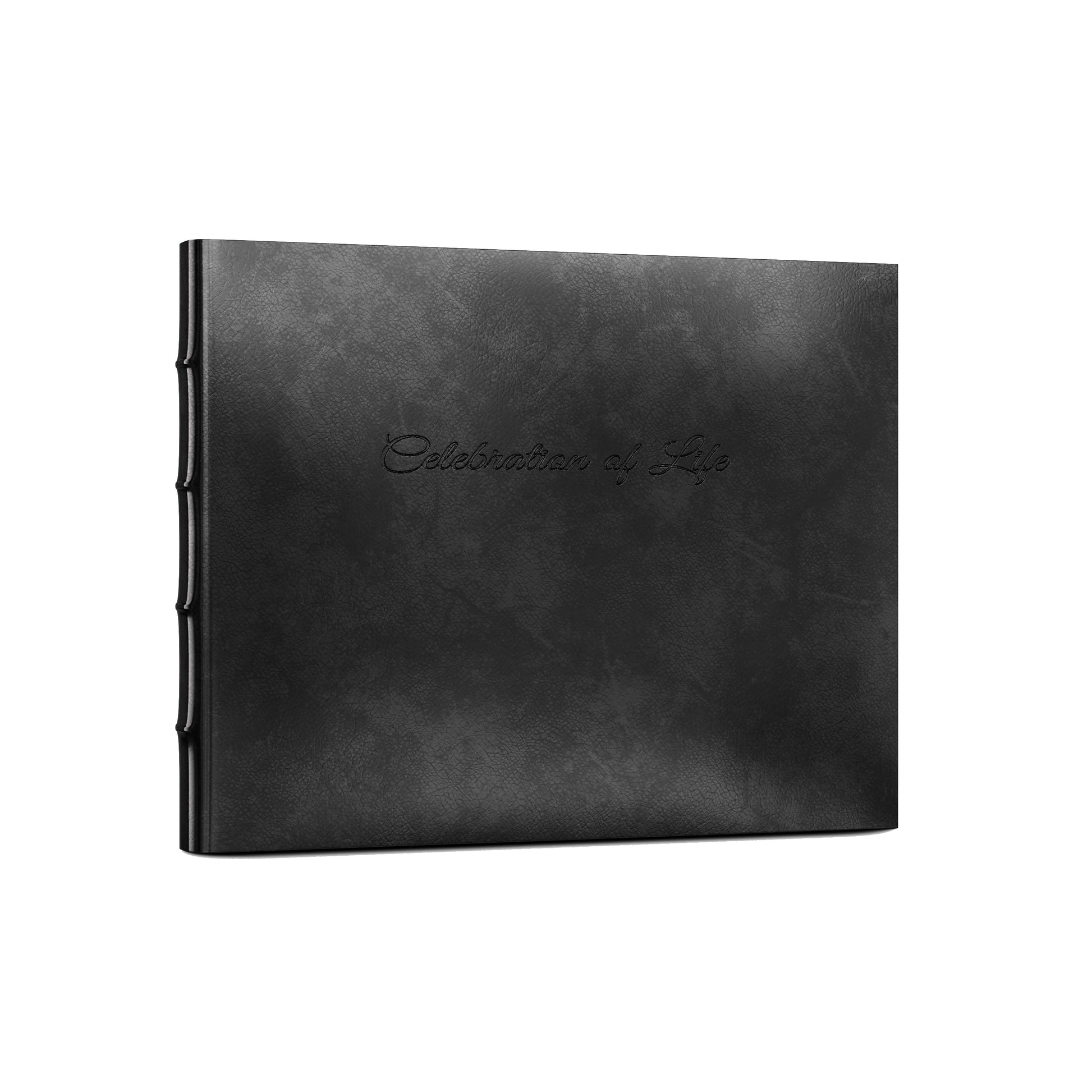 Leather Memorial Guest Book